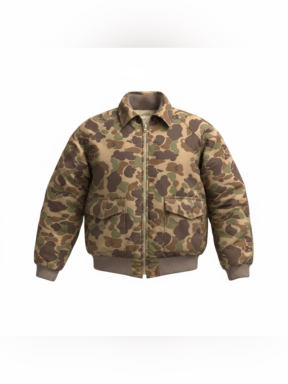 Vintage Woods Arctic Canadian Down duck camo puffer jacket Adult Med